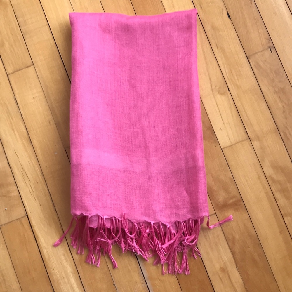 J. Jill dusty rose/pink scarf/wrap - Picture 2 of 4